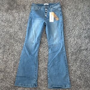 Classic Blue Flare Jeans for Women